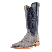 Load image into Gallery viewer, R. Watson Python Grey Sueded Back Cut Men&#39;s Boot
