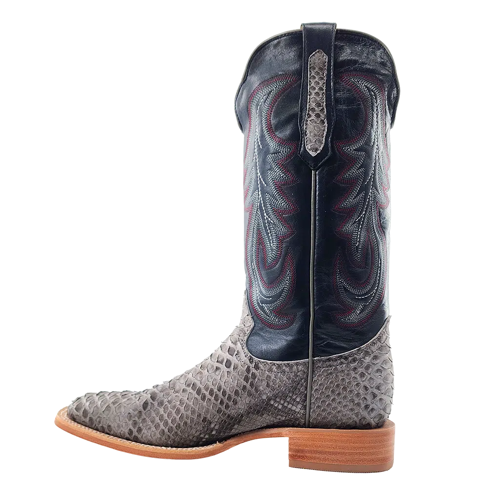 R. Watson Python Grey Sueded Back Cut Men's Boot