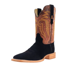 Load image into Gallery viewer, R. Watson Black Roughout Men&#39;s Boot
