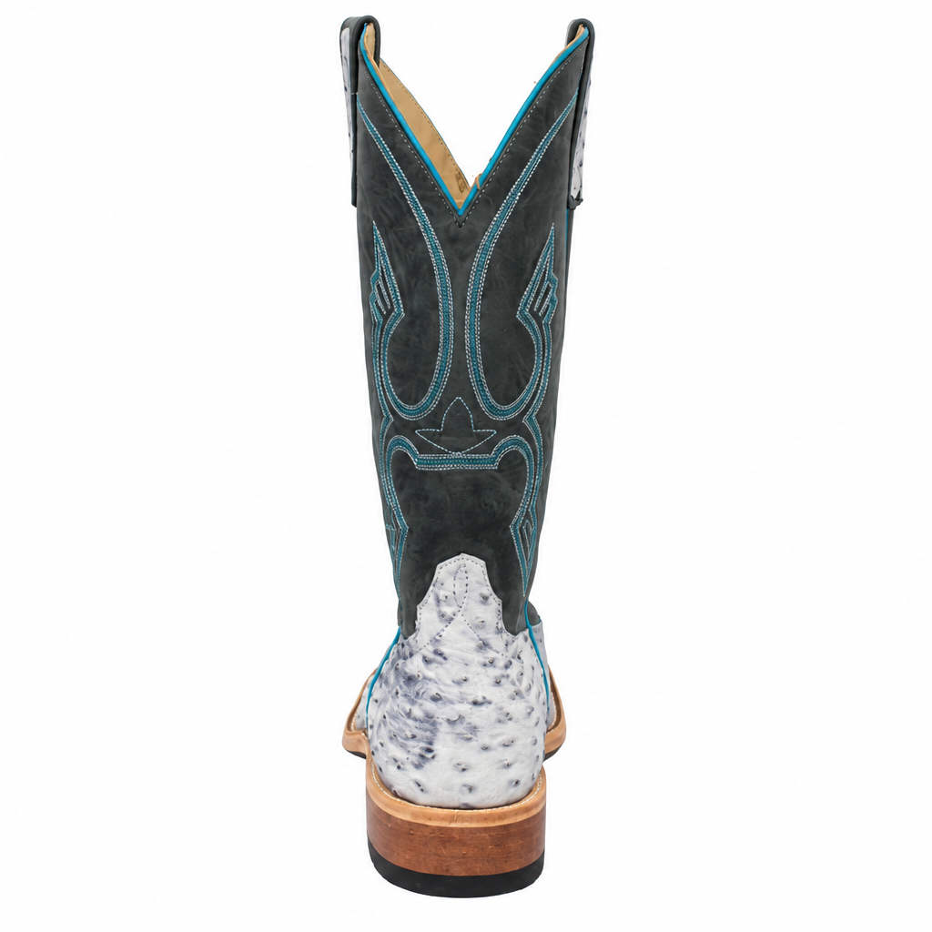 Anderson Bean Exclusive White Brucciato Full Quill  Men's Boot