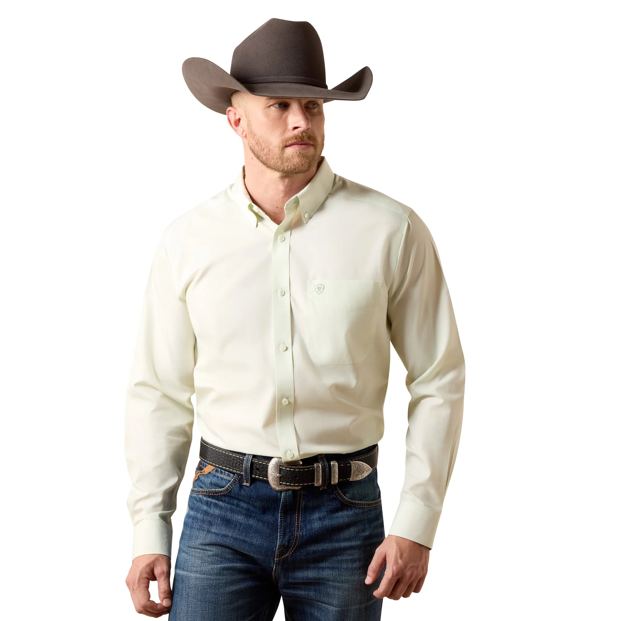 Ariat Wrinkle Free Oxford Fitted Men's Button Down Shirt