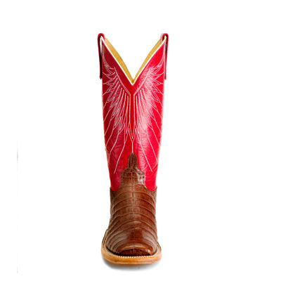 Anderson Bean Tobacco Caiman Belly Men's Boot