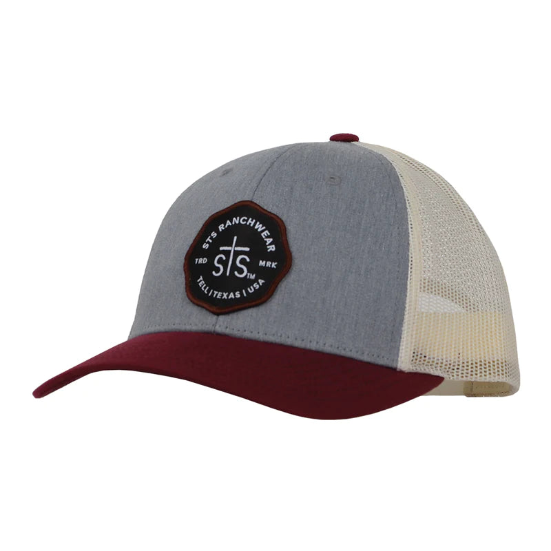STS Maroon Stamp Patch Hat