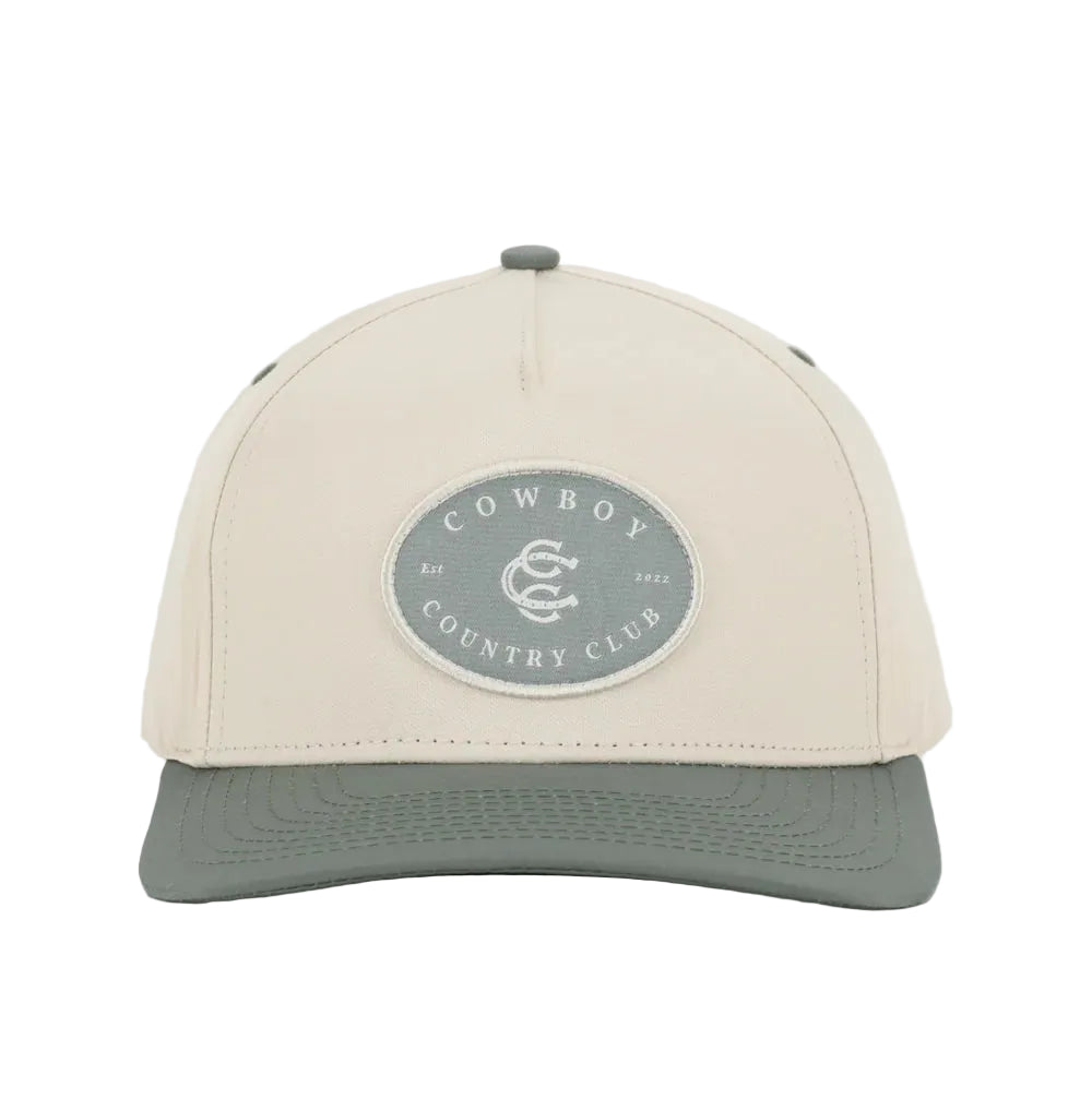 Cowboy Country Club Two Tone Patch Cap