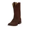 Tony Lama Men's Lenado Cognac Brown Suede Boot