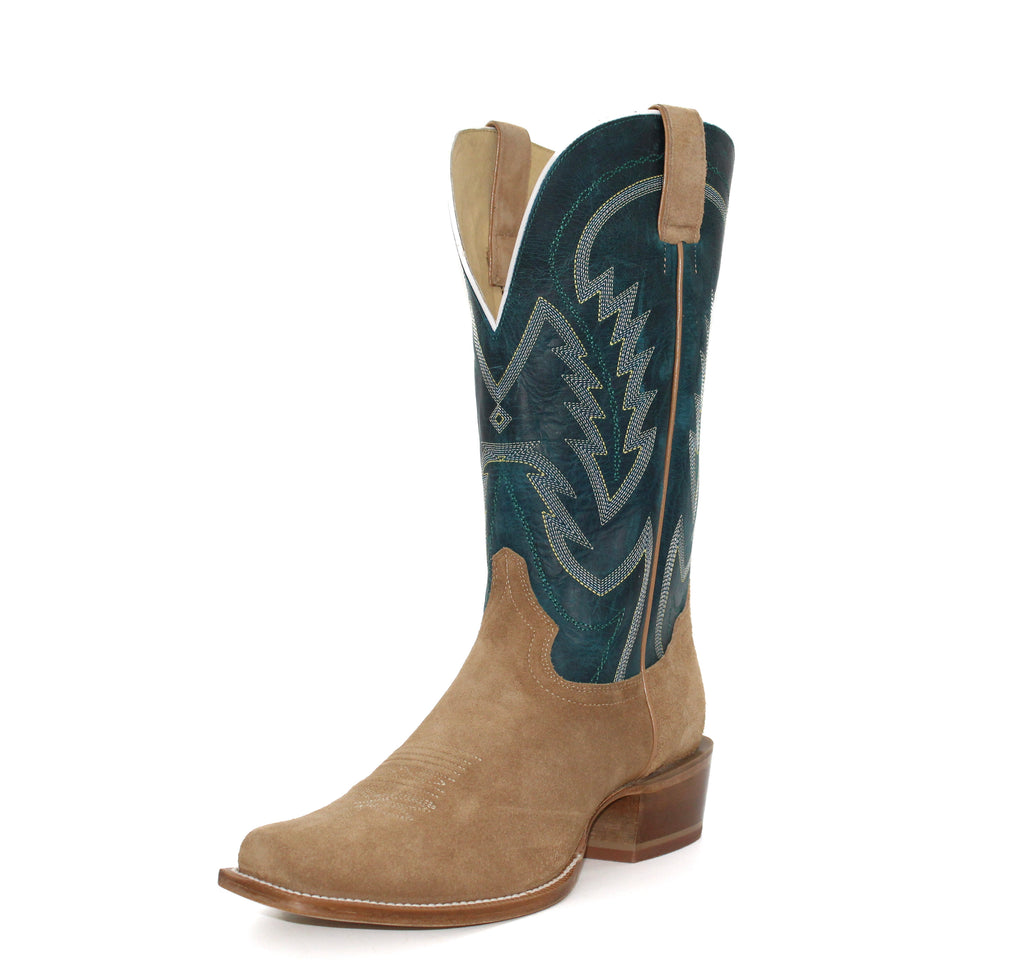 Tony Lama Taupe Suede Ranchero Men's Boot