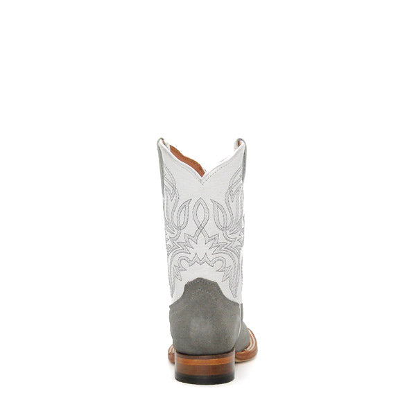Tanner Mark Grey Suede Roughout Children's Boot