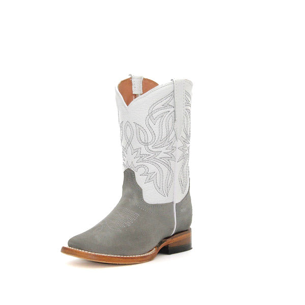 Tanner Mark Grey Suede Roughout Children's Boot