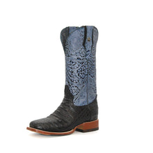 Load image into Gallery viewer, Tanner Mark Black Caiman Print Ladies&#39; Boot
