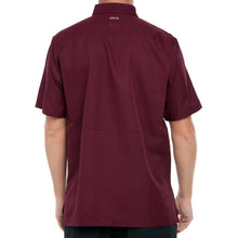Load image into Gallery viewer, GameGuard Short Sleeve Maroon Men&#39;s Microfiber Shirt
