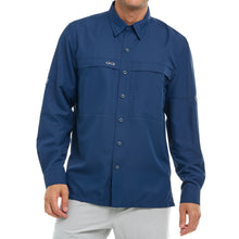 Load image into Gallery viewer, GameGuard Long Sleeve Deep Water Men&#39;s Microfiber Shirt
