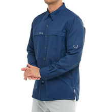 Load image into Gallery viewer, GameGuard Long Sleeve Deep Water Men&#39;s Microfiber Shirt
