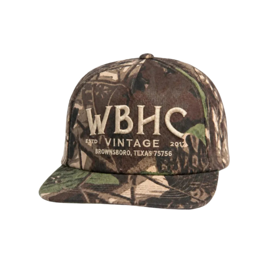 Whiskey Bent Vintage Camo Cap