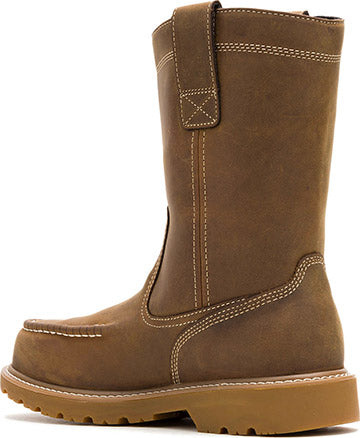 Wolverine 10" Steel Toe Moc Toe WP Wellington Work Boot
