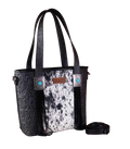 Wrangler Concealed Carry Hair On Tote in Black - Montana West