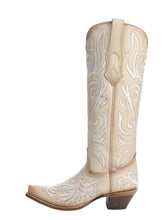 Load image into Gallery viewer, Corral White Embroidery Straw Tall Top Ladies&#39; Boot
