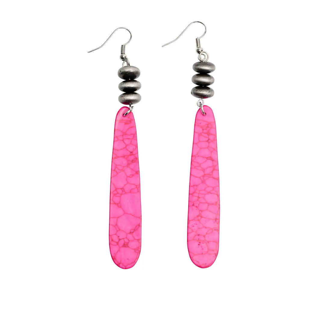West & Co. Pink Slab Earring
