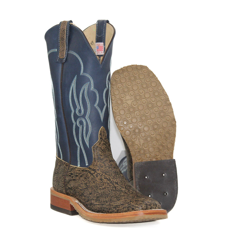 Anderson Bean Exclusive Antique Saddle Giraffe Men's Boot