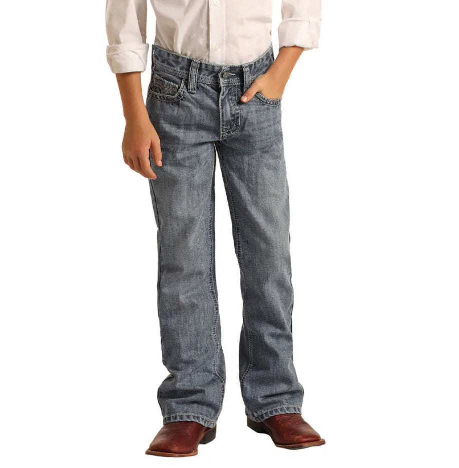 Rock and Roll Denim Boy's BB Gun Bootcut Jeans