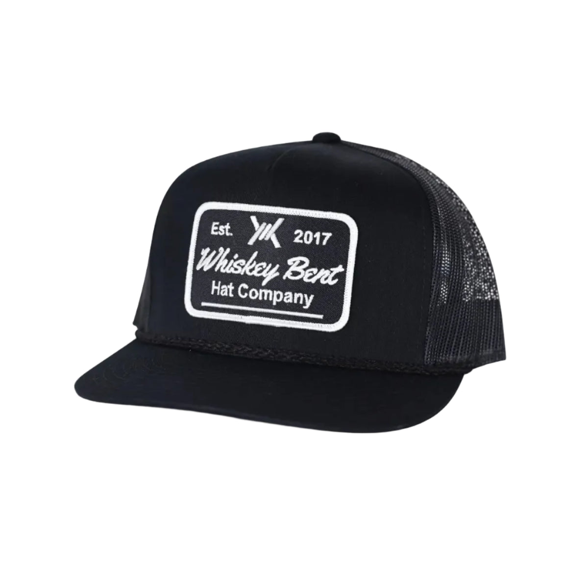 Whiskey Bent Hat Co Black Top Cap