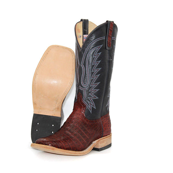 Anderson Bean Exclusive Black Cherry Caiman Men's Boot