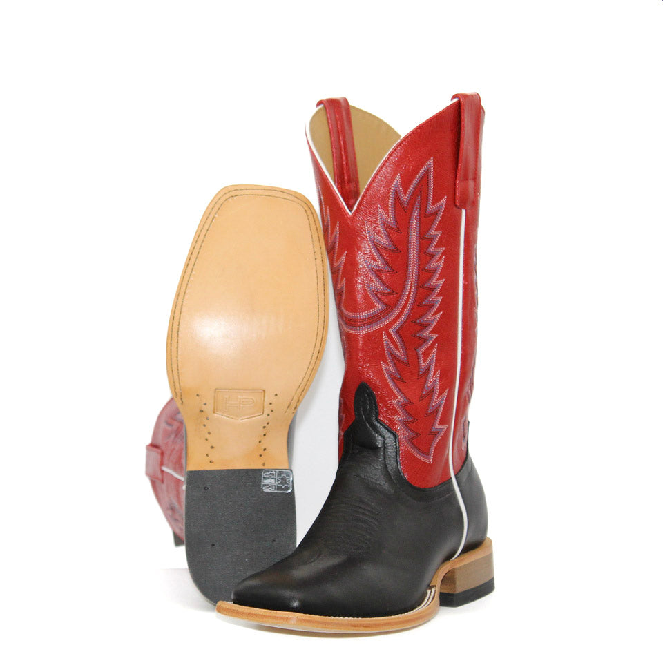 Horsepower Black Cowhide Men's Boot