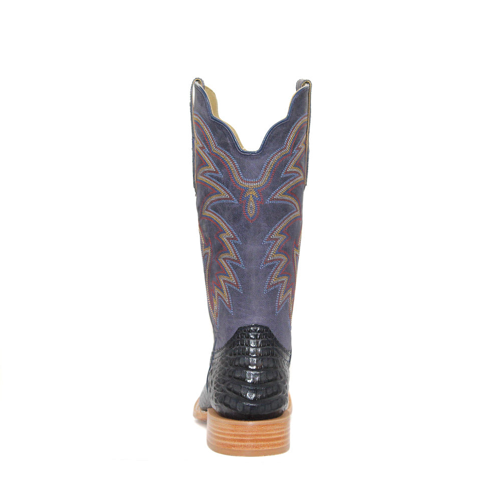 R. Watson Blue Jean Caiman Midnight Men's Boot