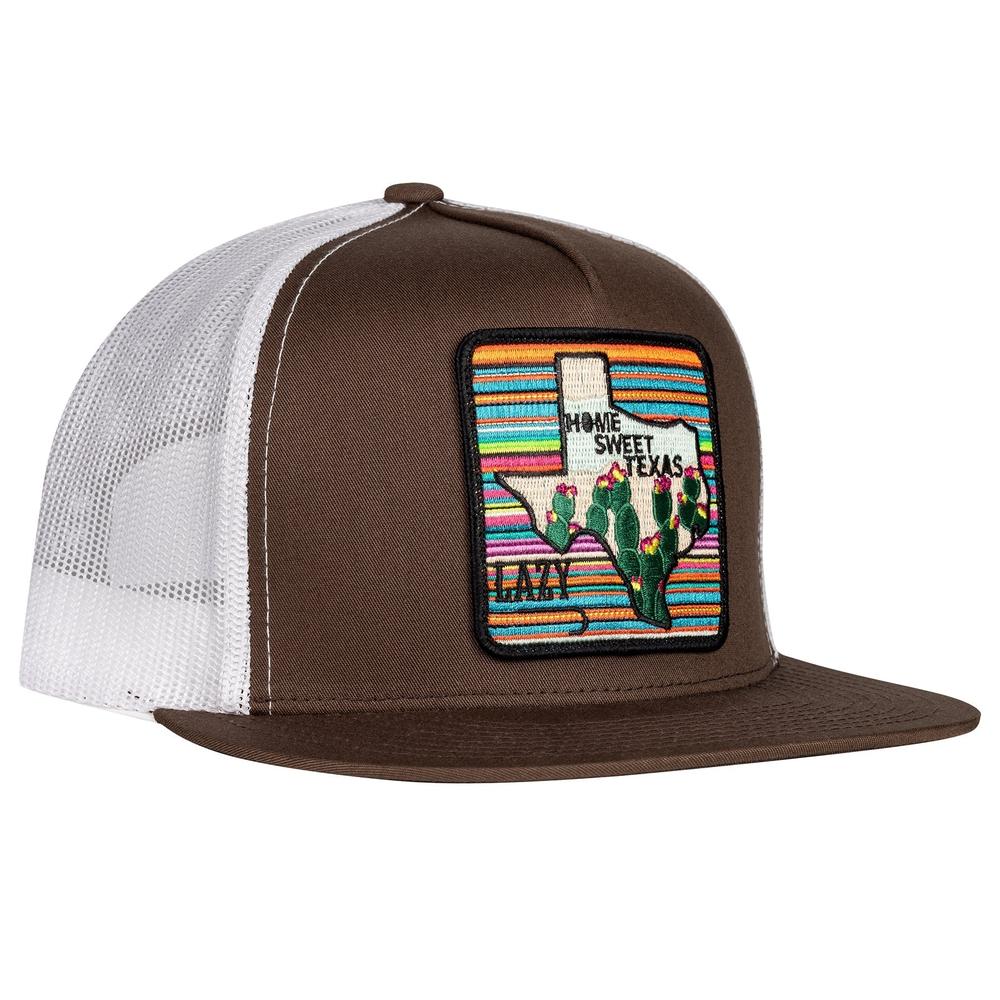 Lazy J Ranch Wear Brown Home Sweet Texas Cap