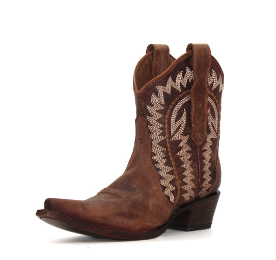 Circle G Ladies' Brown Shortie Boot