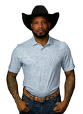 Ferrell "Carson" Short Sleeve Men's Pearl Snap Polo Shirt