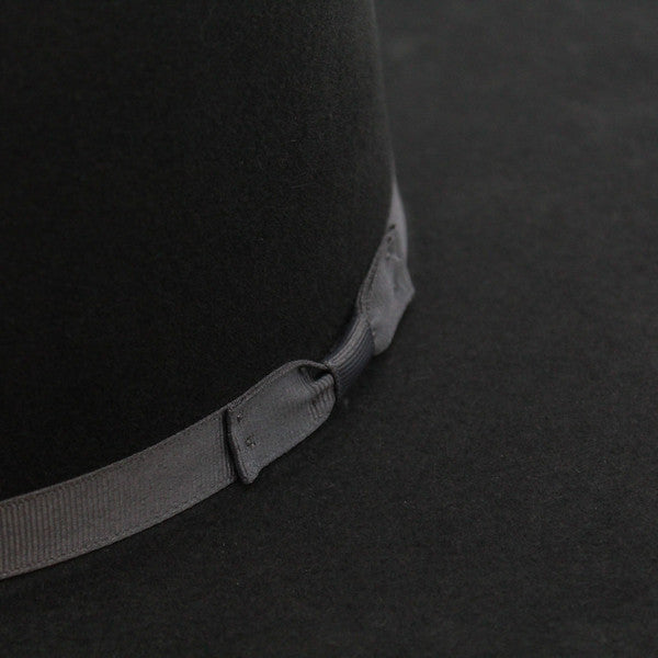 Serratelli 10X Charcoal Open Crown Felt Hat