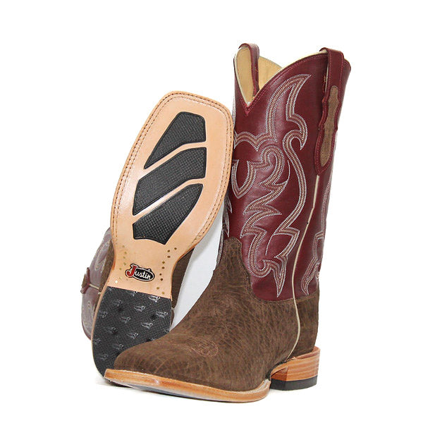 Justin Exclusive Chocolate Hippo Men's Boot