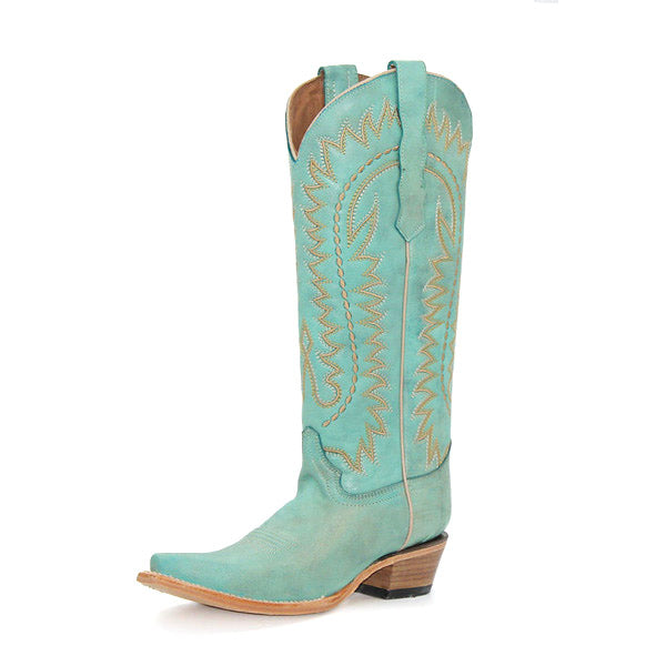 Circle G Ladies' Embroidered Tall Top Boots