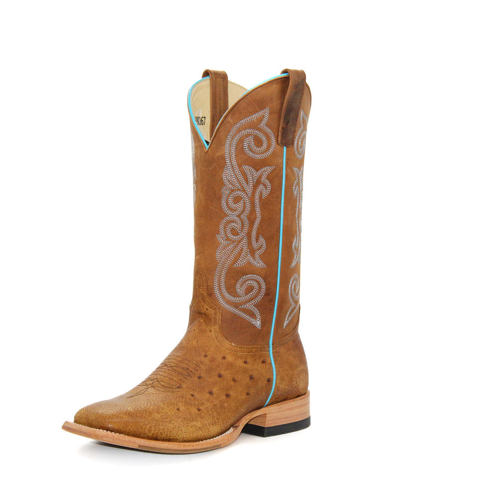 Horsepower Top Hand Cog Oiled Smooth Ostrich Men's Boot