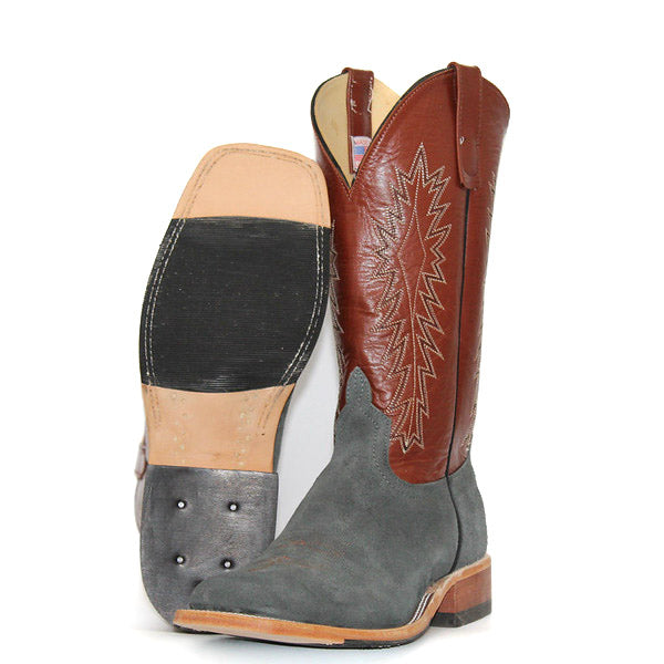 Anderson Bean Exclusive Black Oiled Shoulder Reverse Boot
