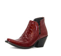 Ariat Ladies' Luxe Croc Printed Red Western Dixon Bootie