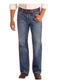 Rock & Roll Denim Relaxed Fit Straight Bootcut Jeans