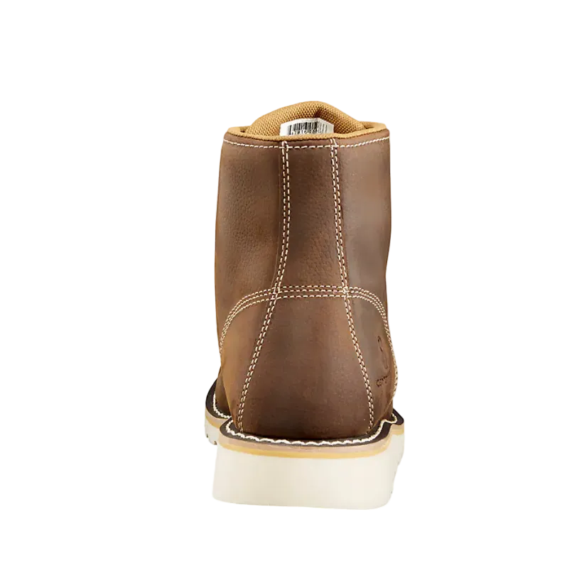 Carhartt Brown Oil 6" Lace Up Mock Toe Men's Work Boot
