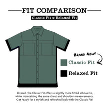 Load image into Gallery viewer, GameGuard Blue Waves Short Sleeve Classic Microfiber Men&#39;s Shirt
