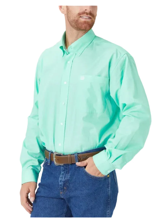 Cinch Green Classic Fit Men's Shirt