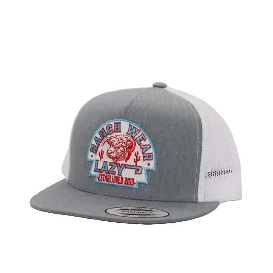 Lazy J Ranch Wear Heather Grey Arrowhead Cap