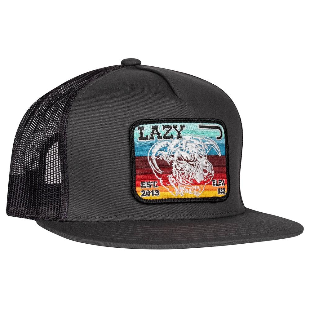 Lazy J Ranch Wear Grey Serape Elevation Patch Cap