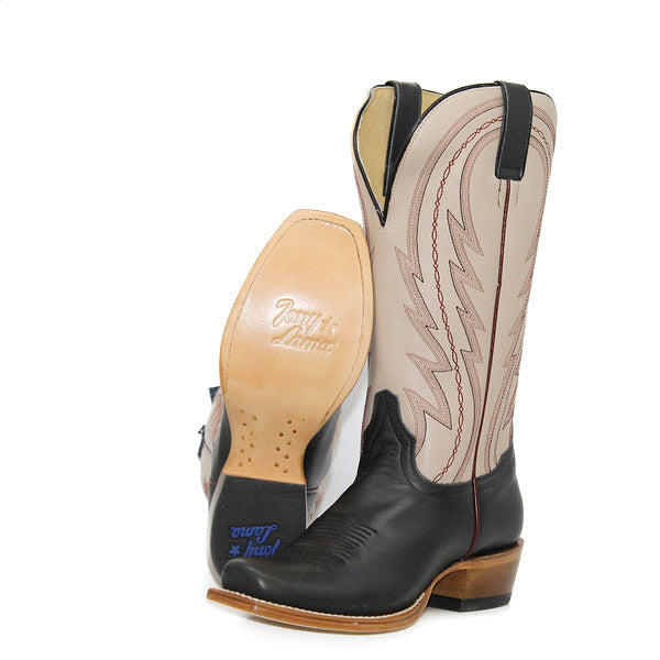 Tony Lama Hallie MIdnight Cowhide Ladies' Boot
