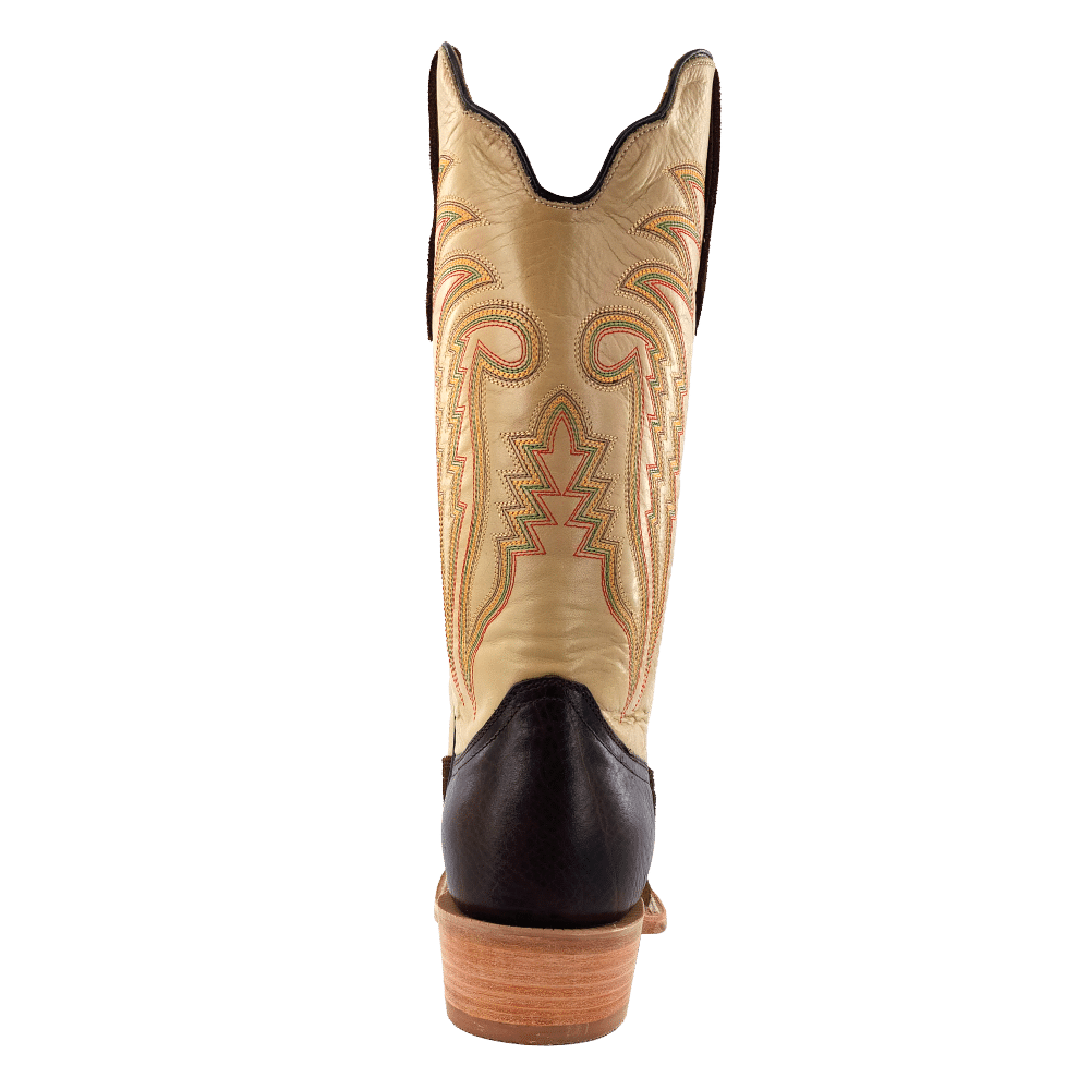 R. Watson Men's Heavy Chocolate Roughout Boot