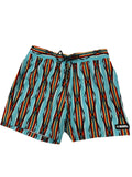 Rock & Roll Aztec Turquoise Swim Trunks