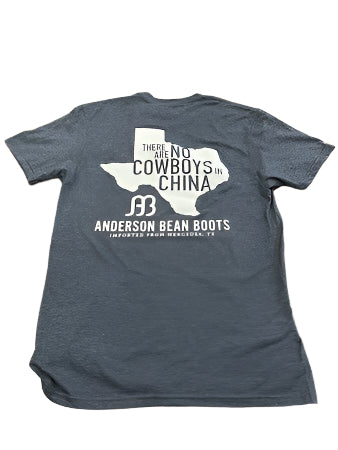 Anderson Bean No Cowboys in China T-Shirt - Heather Navy