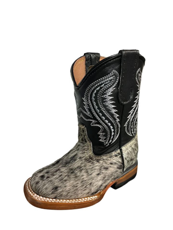 Tanner Mark Cowhide Kids Boots