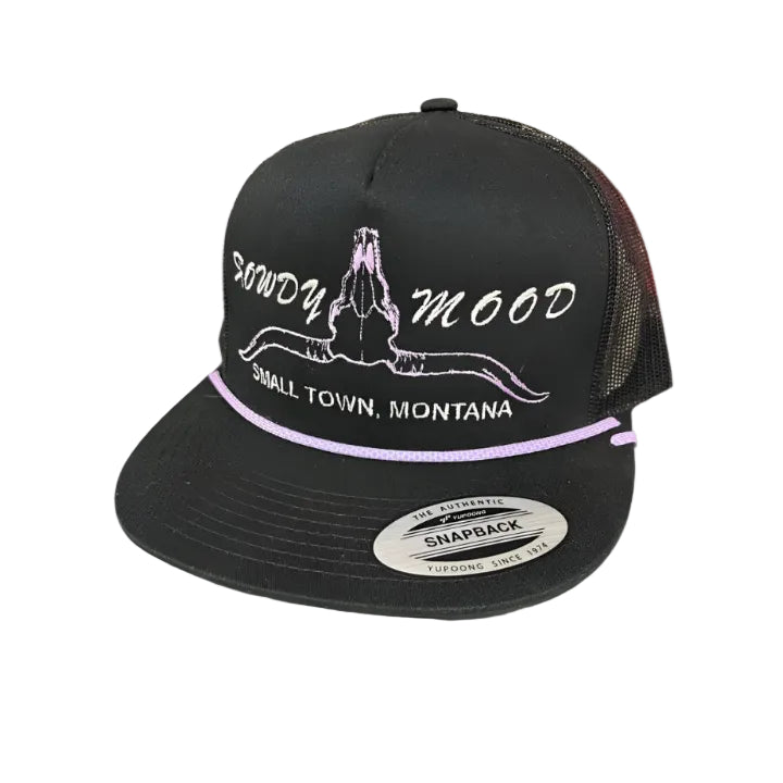 Rowdy Mood Purple Skull Rope Cap