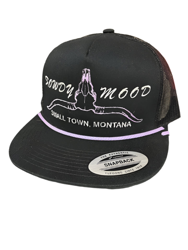 Rowdy Mood Purple Skull Rope Cap