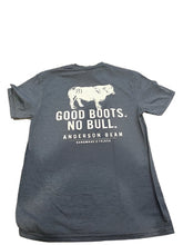 Load image into Gallery viewer, Anderson Bean Good Boots No Bull T Shirt - Heather Navy
